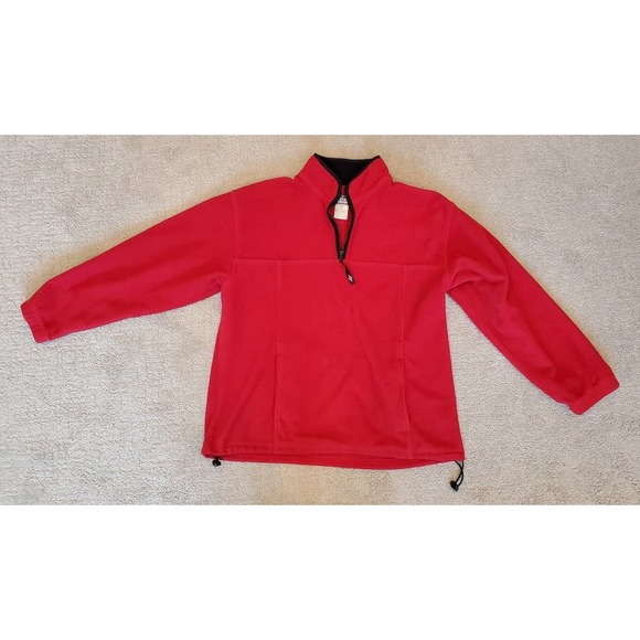 Women's Alpine Tek by Palmetto's Red Fleece Pullover Sweatshirt Size Medium - Picture 1 of 4